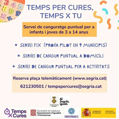 Nou servei gratuït de 'canguratge' per a les famílies d'Alcarràs